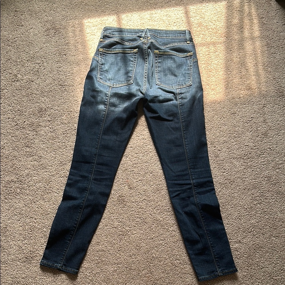 Good American Blue Straight Leg Jeans - Picture 8 of 8